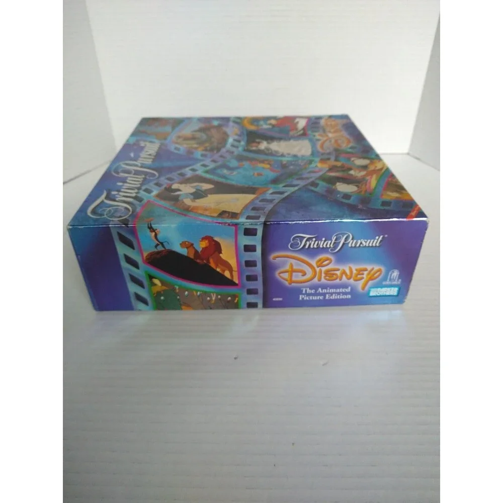 Disney Trivial Pursuit Animated Picture Edition 2002 Complete Board Game Vintage